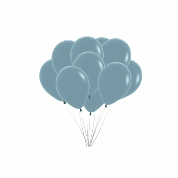 Ballonnen pastel dusk blauw