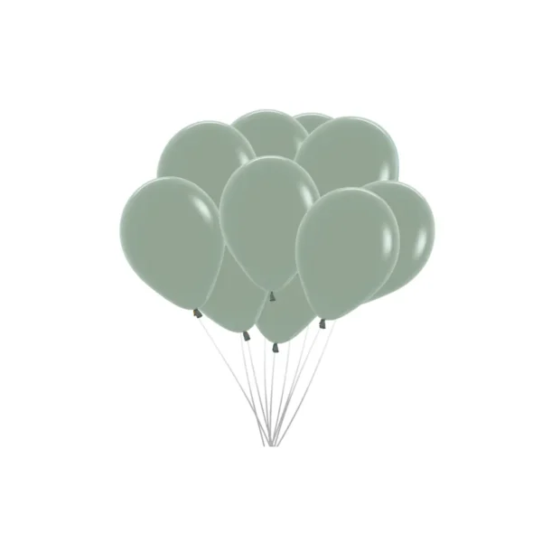 Ballonnen pastel dusk groen