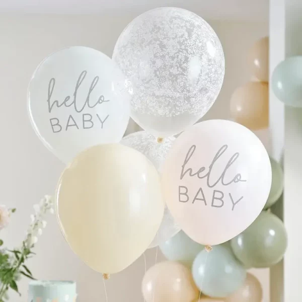 Floral baby balloon bundel