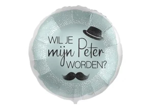 Wil je mijn peter worden