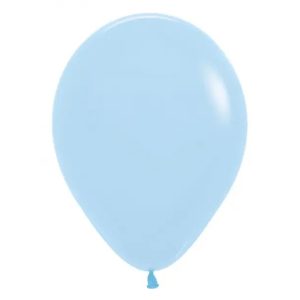 ballon pastel matte blauw