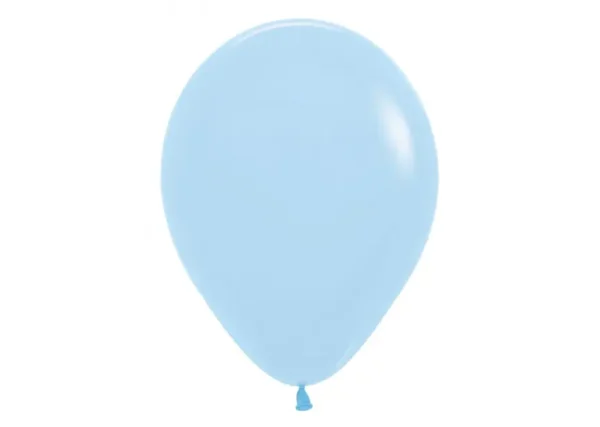 ballon pastel matte blauw